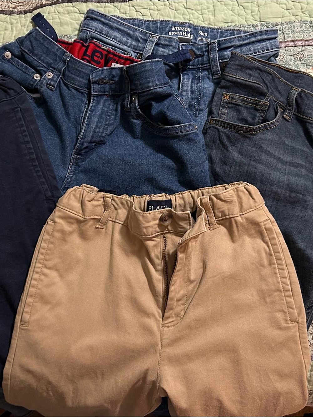 Boys 14 Slim pants with adjustable waist